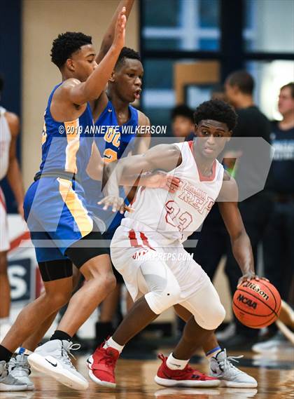 Thumbnail 2 in Orlando Christian Prep vs. Tampa Prep (ARS/Rescue Rooter National Hoopfest) photogallery.