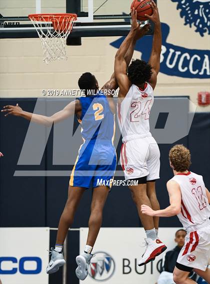Thumbnail 3 in Orlando Christian Prep vs. Tampa Prep (ARS/Rescue Rooter National Hoopfest) photogallery.