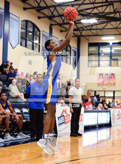 Thumbnail 1 in Orlando Christian Prep vs. Tampa Prep (ARS/Rescue Rooter National Hoopfest) photogallery.