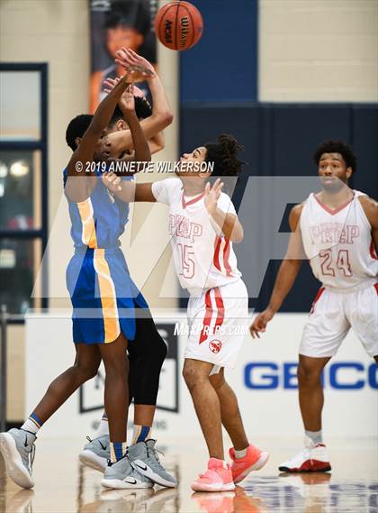 Thumbnail 3 in Orlando Christian Prep vs. Tampa Prep (ARS/Rescue Rooter National Hoopfest) photogallery.