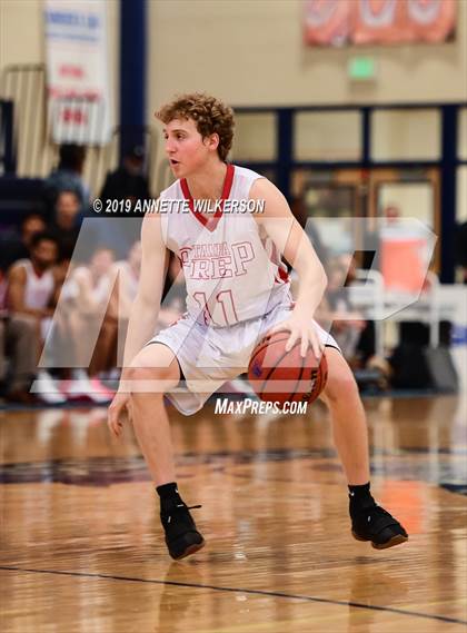 Thumbnail 2 in Orlando Christian Prep vs. Tampa Prep (ARS/Rescue Rooter National Hoopfest) photogallery.
