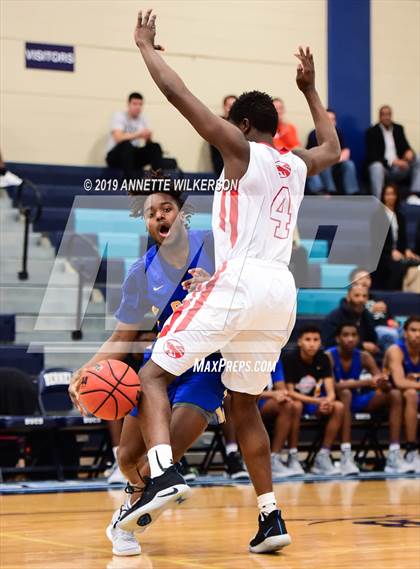 Thumbnail 1 in Orlando Christian Prep vs. Tampa Prep (ARS/Rescue Rooter National Hoopfest) photogallery.