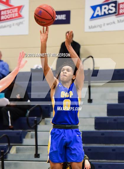 Thumbnail 1 in Orlando Christian Prep vs. Tampa Prep (ARS/Rescue Rooter National Hoopfest) photogallery.