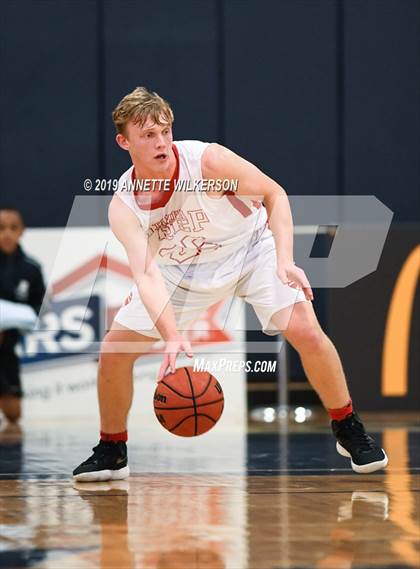 Thumbnail 2 in Orlando Christian Prep vs. Tampa Prep (ARS/Rescue Rooter National Hoopfest) photogallery.