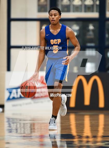 Thumbnail 3 in Orlando Christian Prep vs. Tampa Prep (ARS/Rescue Rooter National Hoopfest) photogallery.
