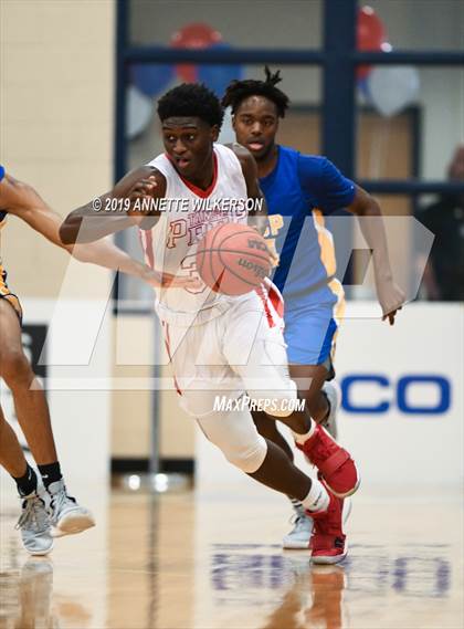 Thumbnail 2 in Orlando Christian Prep vs. Tampa Prep (ARS/Rescue Rooter National Hoopfest) photogallery.