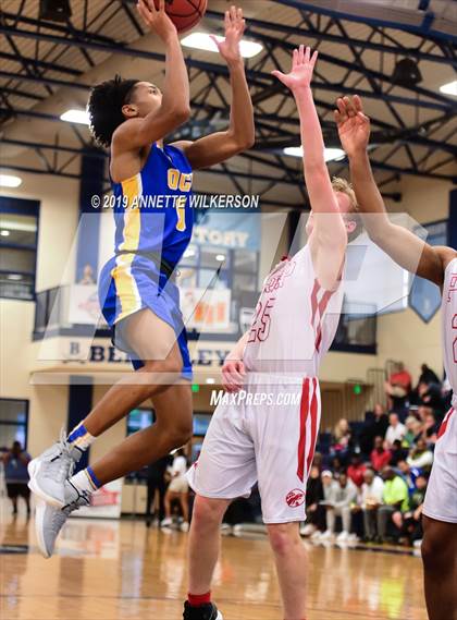 Thumbnail 2 in Orlando Christian Prep vs. Tampa Prep (ARS/Rescue Rooter National Hoopfest) photogallery.