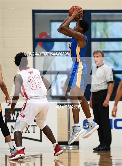Thumbnail 3 in Orlando Christian Prep vs. Tampa Prep (ARS/Rescue Rooter National Hoopfest) photogallery.