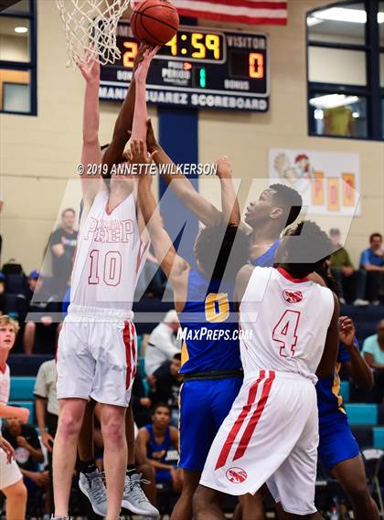 Thumbnail 2 in Orlando Christian Prep vs. Tampa Prep (ARS/Rescue Rooter National Hoopfest) photogallery.