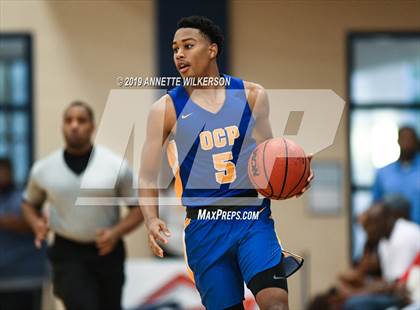 Thumbnail 2 in Orlando Christian Prep vs. Tampa Prep (ARS/Rescue Rooter National Hoopfest) photogallery.