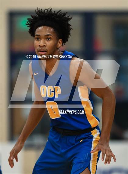 Thumbnail 2 in Orlando Christian Prep vs. Tampa Prep (ARS/Rescue Rooter National Hoopfest) photogallery.