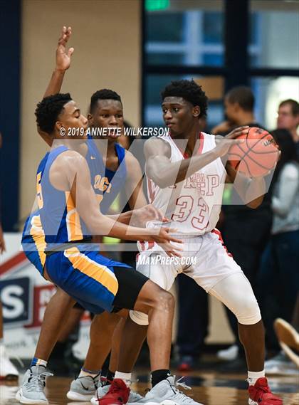Thumbnail 1 in Orlando Christian Prep vs. Tampa Prep (ARS/Rescue Rooter National Hoopfest) photogallery.