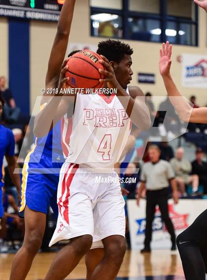 Thumbnail 1 in Orlando Christian Prep vs. Tampa Prep (ARS/Rescue Rooter National Hoopfest) photogallery.