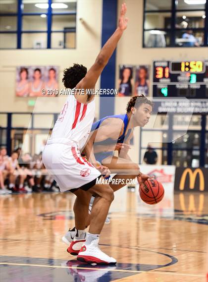 Thumbnail 3 in Orlando Christian Prep vs. Tampa Prep (ARS/Rescue Rooter National Hoopfest) photogallery.