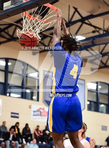 Thumbnail 2 in Orlando Christian Prep vs. Tampa Prep (ARS/Rescue Rooter National Hoopfest) photogallery.