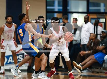 Thumbnail 3 in Orlando Christian Prep vs. Tampa Prep (ARS/Rescue Rooter National Hoopfest) photogallery.