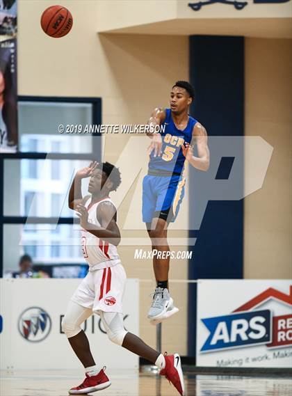 Thumbnail 2 in Orlando Christian Prep vs. Tampa Prep (ARS/Rescue Rooter National Hoopfest) photogallery.