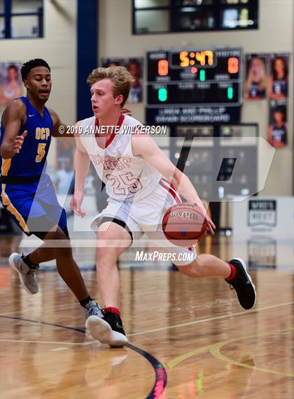 Thumbnail 2 in Orlando Christian Prep vs. Tampa Prep (ARS/Rescue Rooter National Hoopfest) photogallery.