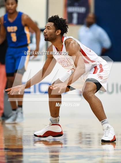 Thumbnail 1 in Orlando Christian Prep vs. Tampa Prep (ARS/Rescue Rooter National Hoopfest) photogallery.