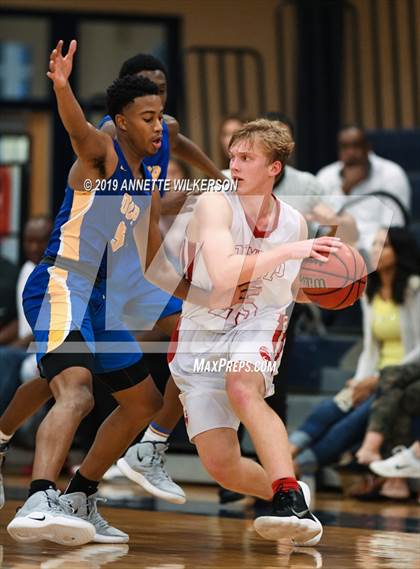 Thumbnail 2 in Orlando Christian Prep vs. Tampa Prep (ARS/Rescue Rooter National Hoopfest) photogallery.