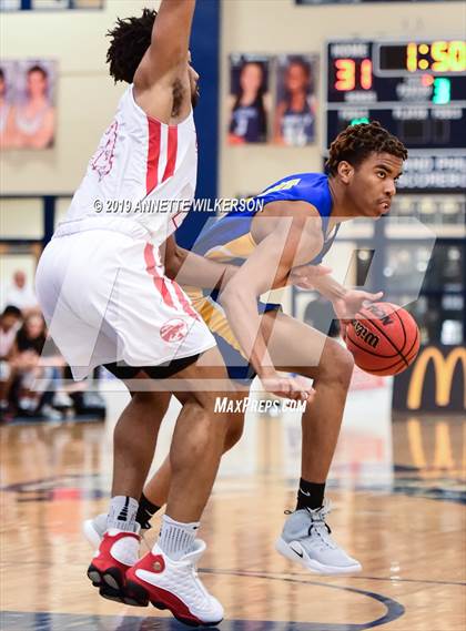 Thumbnail 1 in Orlando Christian Prep vs. Tampa Prep (ARS/Rescue Rooter National Hoopfest) photogallery.