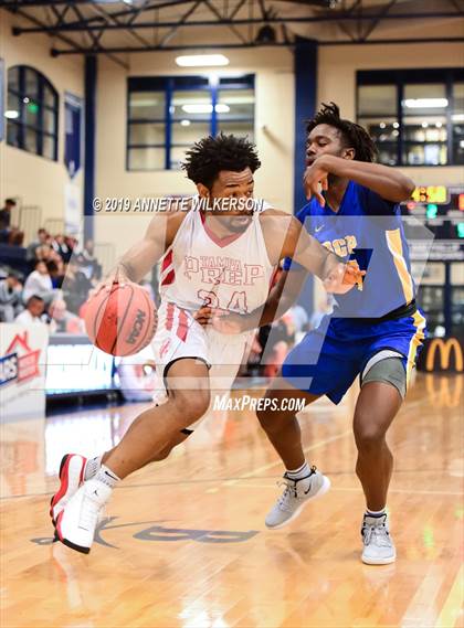 Thumbnail 3 in Orlando Christian Prep vs. Tampa Prep (ARS/Rescue Rooter National Hoopfest) photogallery.