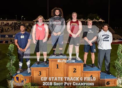 Thumbnail 1 in CIF State Track and Field Championship Awards (Boys Track and Field Events) photogallery.