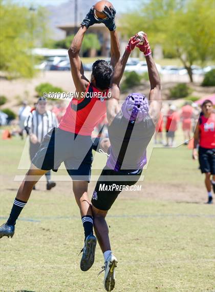 Thumbnail 1 in Millennium vs. Maricopa (Arizona GBAC 7-on-7 Tournament) photogallery.