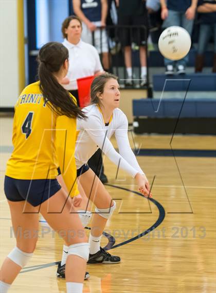 Thumbnail 1 in Trinity of Durham vs. Westminster Catawba Christian (NCISAA 2A Final) photogallery.