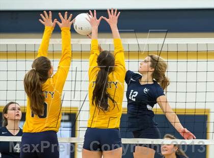 Thumbnail 2 in Trinity of Durham vs. Westminster Catawba Christian (NCISAA 2A Final) photogallery.
