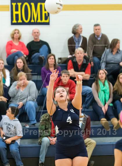 Thumbnail 1 in Trinity of Durham vs. Westminster Catawba Christian (NCISAA 2A Final) photogallery.