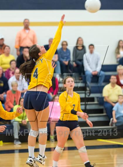 Thumbnail 1 in Trinity of Durham vs. Westminster Catawba Christian (NCISAA 2A Final) photogallery.