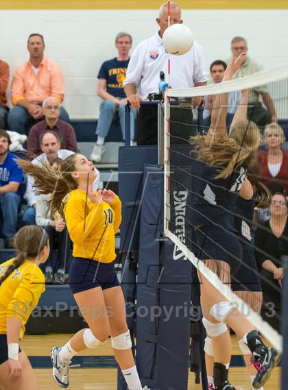 Thumbnail 1 in Trinity of Durham vs. Westminster Catawba Christian (NCISAA 2A Final) photogallery.