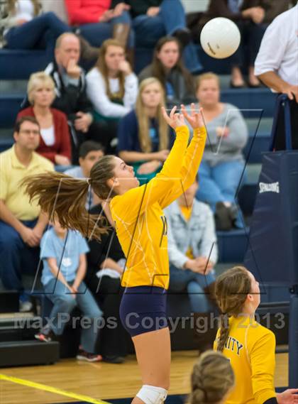Thumbnail 3 in Trinity of Durham vs. Westminster Catawba Christian (NCISAA 2A Final) photogallery.