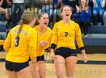 Thumbnail 1 in Trinity of Durham vs. Westminster Catawba Christian (NCISAA 2A Final) photogallery.