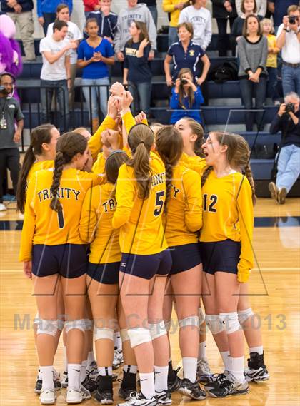 Thumbnail 2 in Trinity of Durham vs. Westminster Catawba Christian (NCISAA 2A Final) photogallery.