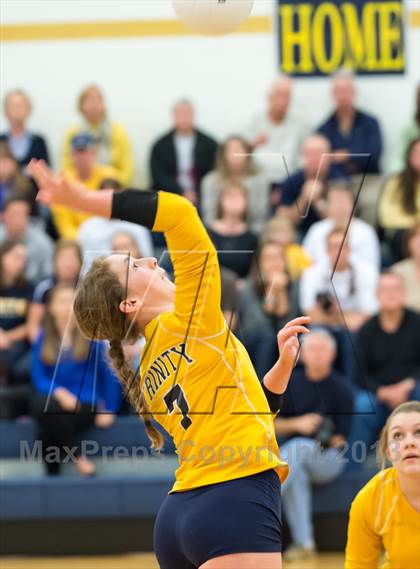 Thumbnail 1 in Trinity of Durham vs. Westminster Catawba Christian (NCISAA 2A Final) photogallery.