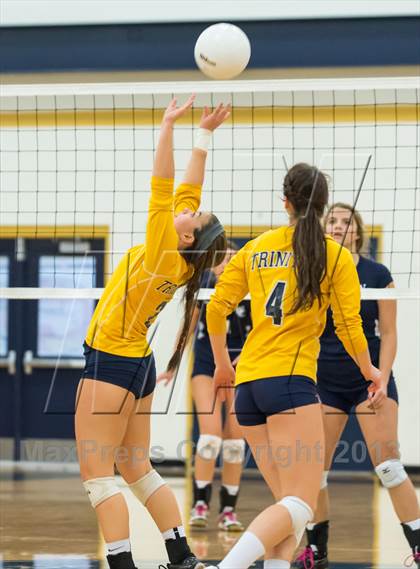 Thumbnail 1 in Trinity of Durham vs. Westminster Catawba Christian (NCISAA 2A Final) photogallery.