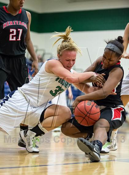 Thumbnail 2 in Heritage vs Woodgrove (Dulles District Semifinal) photogallery.