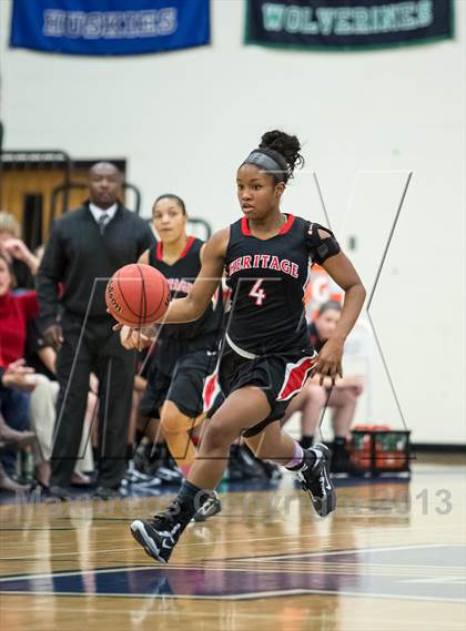 Thumbnail 1 in Heritage vs Woodgrove (Dulles District Semifinal) photogallery.