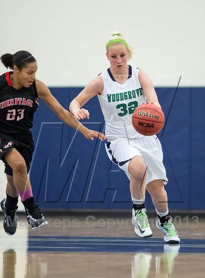Thumbnail 3 in Heritage vs Woodgrove (Dulles District Semifinal) photogallery.