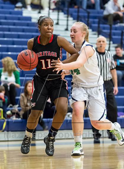 Thumbnail 1 in Heritage vs Woodgrove (Dulles District Semifinal) photogallery.