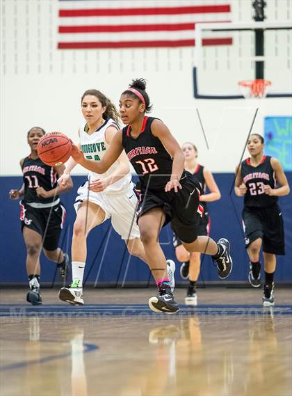 Thumbnail 2 in Heritage vs Woodgrove (Dulles District Semifinal) photogallery.