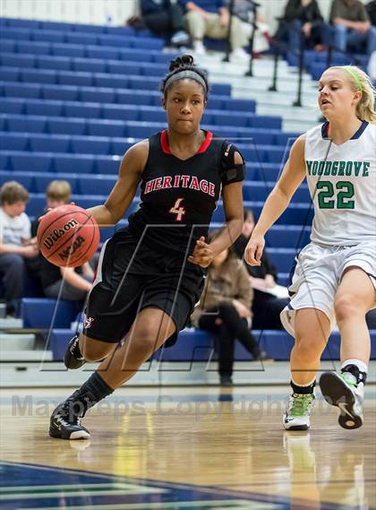 Thumbnail 2 in Heritage vs Woodgrove (Dulles District Semifinal) photogallery.