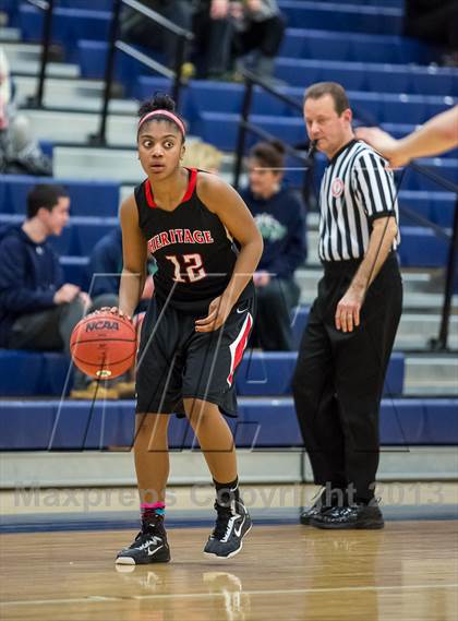 Thumbnail 2 in Heritage vs Woodgrove (Dulles District Semifinal) photogallery.