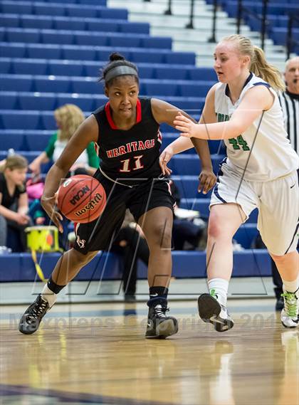 Thumbnail 3 in Heritage vs Woodgrove (Dulles District Semifinal) photogallery.