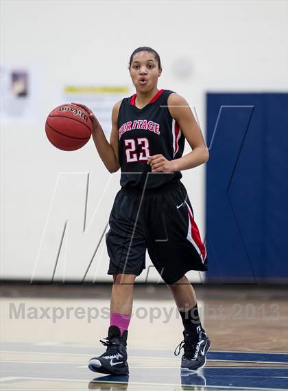 Thumbnail 3 in Heritage vs Woodgrove (Dulles District Semifinal) photogallery.