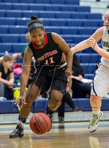 Thumbnail 2 in Heritage vs Woodgrove (Dulles District Semifinal) photogallery.