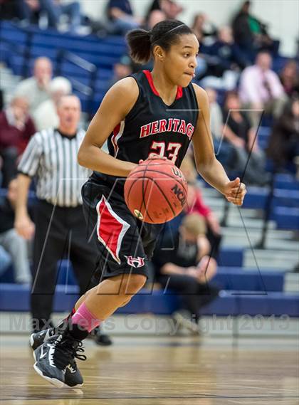 Thumbnail 3 in Heritage vs Woodgrove (Dulles District Semifinal) photogallery.