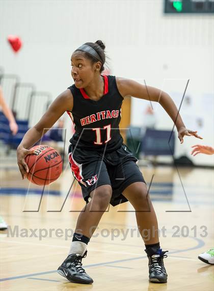 Thumbnail 2 in Heritage vs Woodgrove (Dulles District Semifinal) photogallery.
